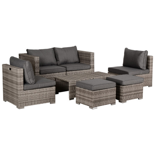 Rattan garden sofa - rattan, set