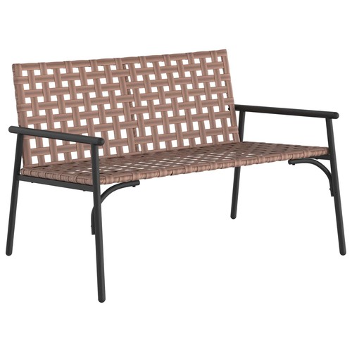Garden chair brown poly - chair,