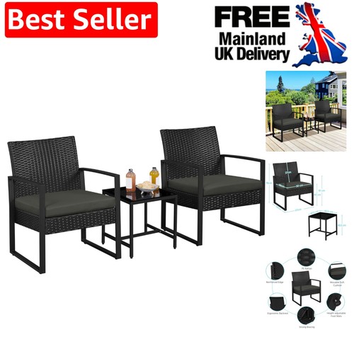 Elegant piece rattan - elegant, 3-piece