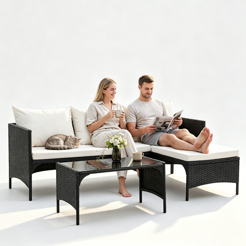 Piece rattan garden - 3,