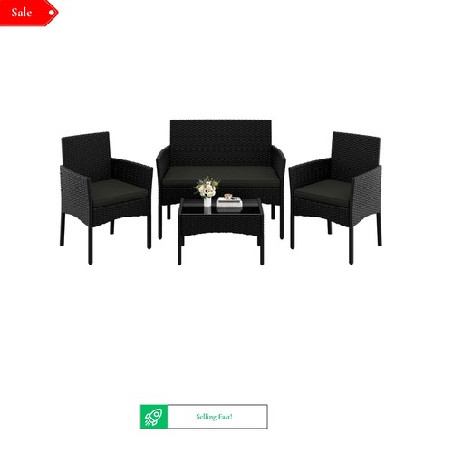 Piece patio conversation - 4-piece, set