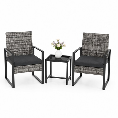 Piece rattan bistro set - piece,