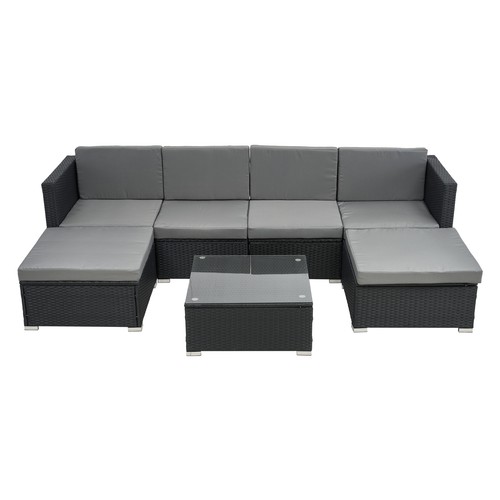 Rattan garden furniture set - rattan,
