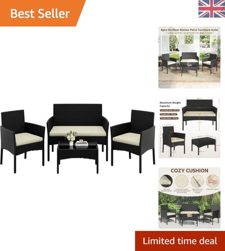Yaheetech piece rattan - yaheetech, 4-piece
