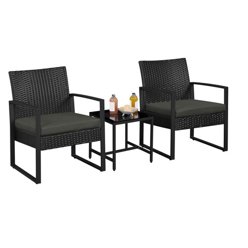 Piece rattan garden - 3-piece,