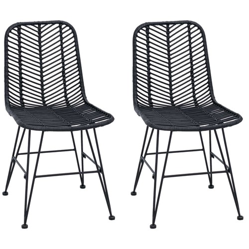 Dining chair pcs rattan and - dining,
