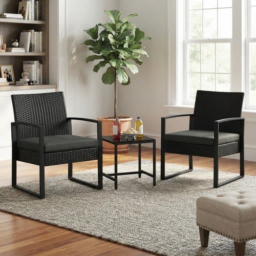 Elegant piece rattan garden - 3-piece,